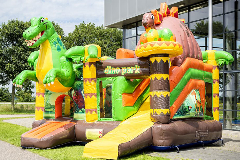 Große Dino Hüpfburg